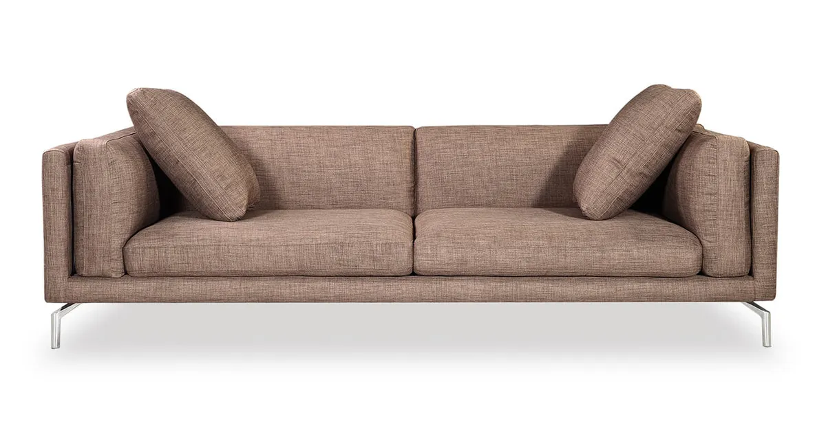 Диван Loft & Mid-Century, коралловый