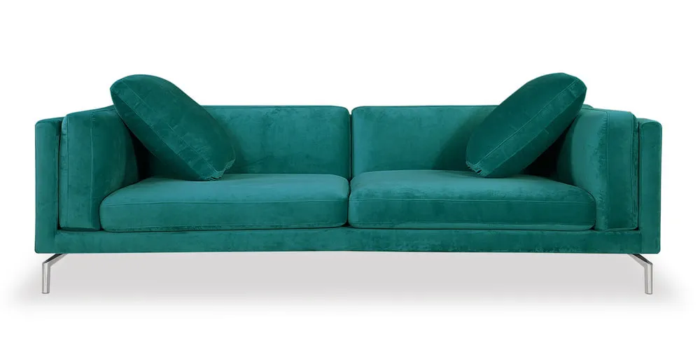 Диван Loft & Mid-Century, морская волна