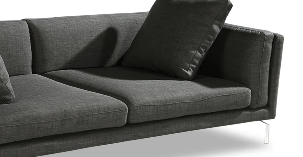 Диван Loft & Mid-Century, темно-серый