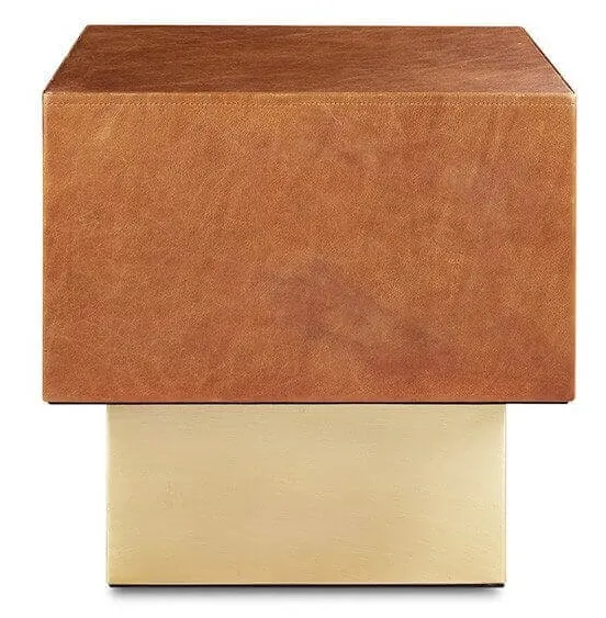Кофейный стол Square Drum Coffee Table, коричневый