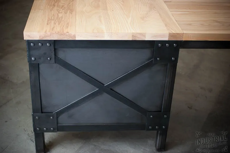 Угловой стол CUSTOM INDUSTRIAL L DESK