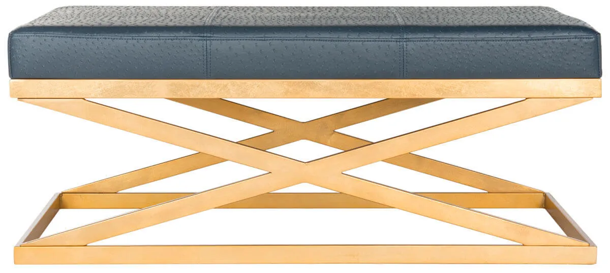 Пуф Crown Gold Ottoman, черный