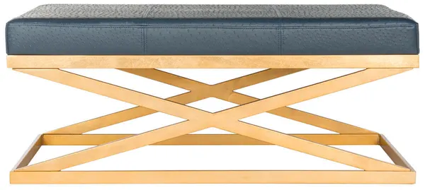 Пуф Crown Gold Ottoman, черный
