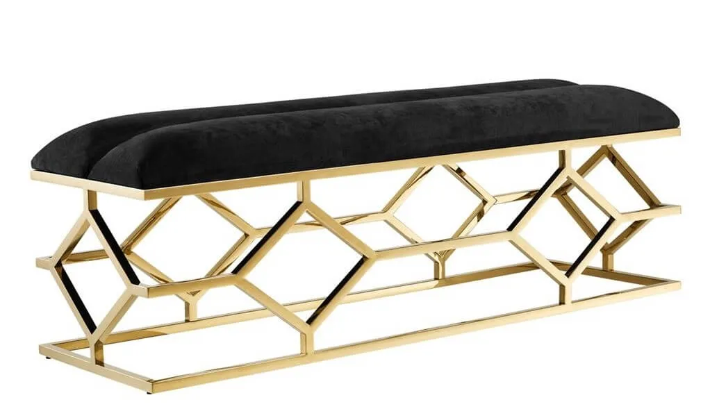 Скамья Trellis, черная