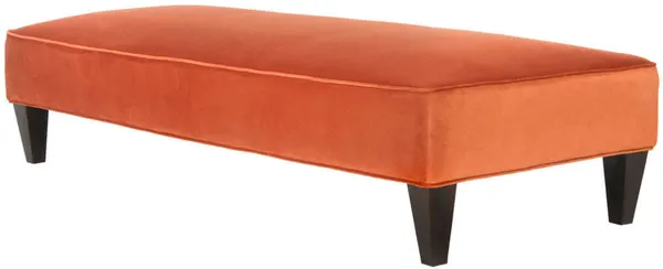Банкетка Harlow Lounging Bench, оранжевая