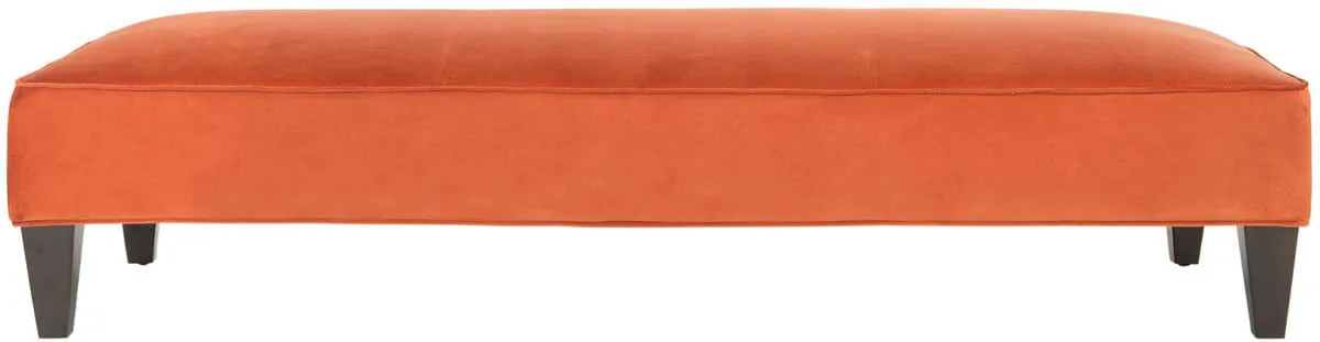 Банкетка Harlow Lounging Bench, оранжевая