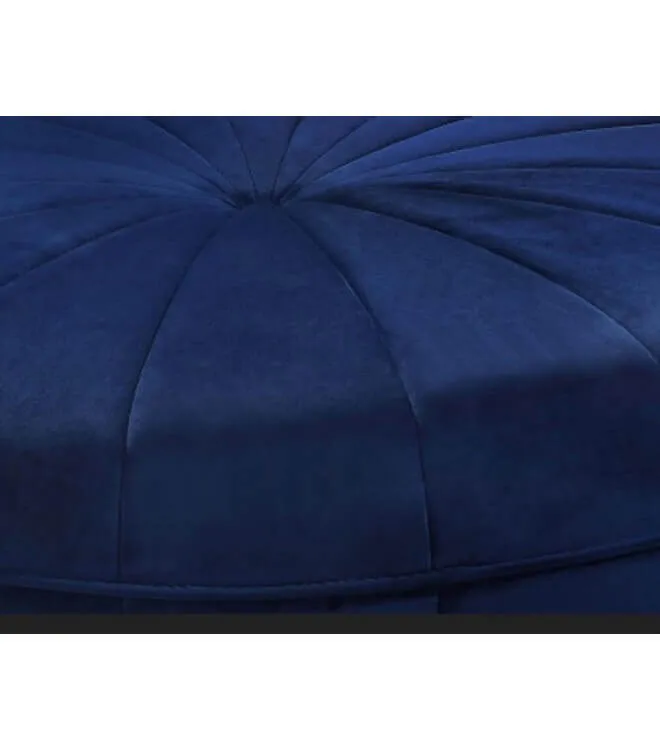 Пуф Baby Blue Velvet Large, синий