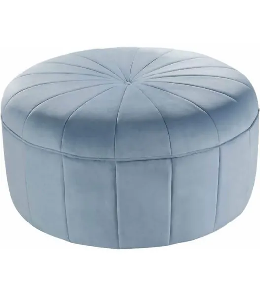 Пуф Baby Blue Velvet Large, голубой