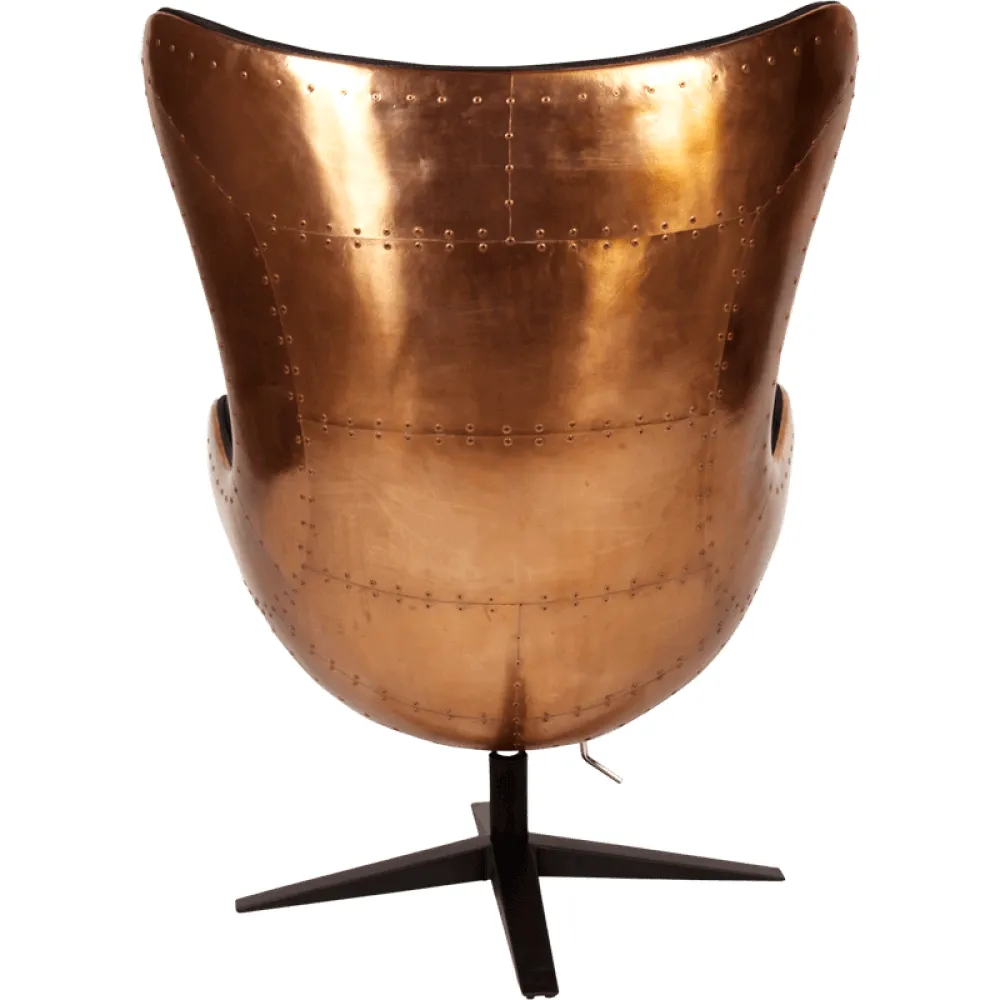 Кресло Egg Aviator Copper, черное