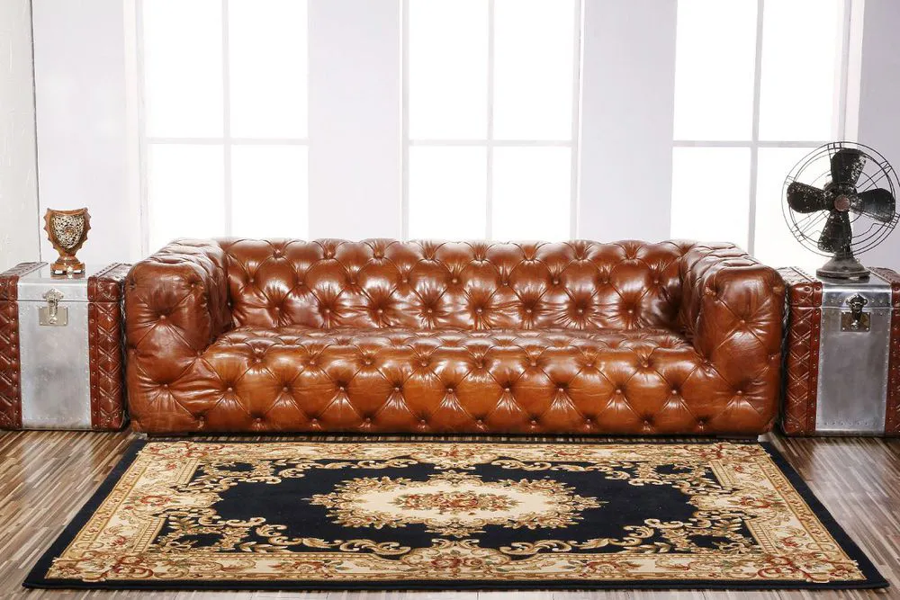 Диван Aviator Chesterfield, коричневый