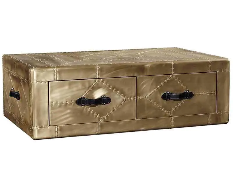 Стол Aviator Brass Coffee Table