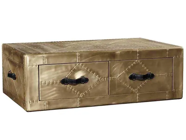 Стол Aviator Brass Coffee Table