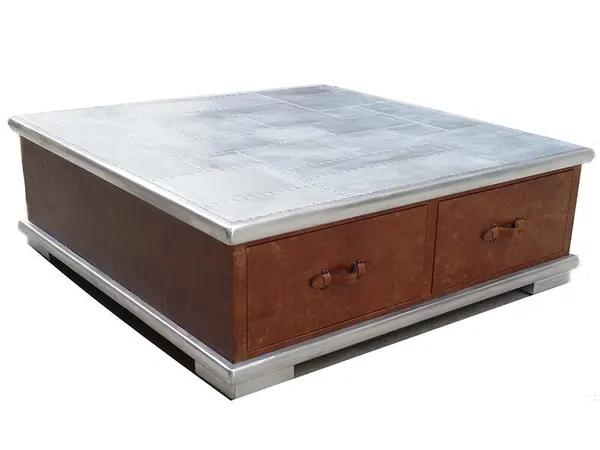 Стол Aviator Aluminum Top Coffee Table