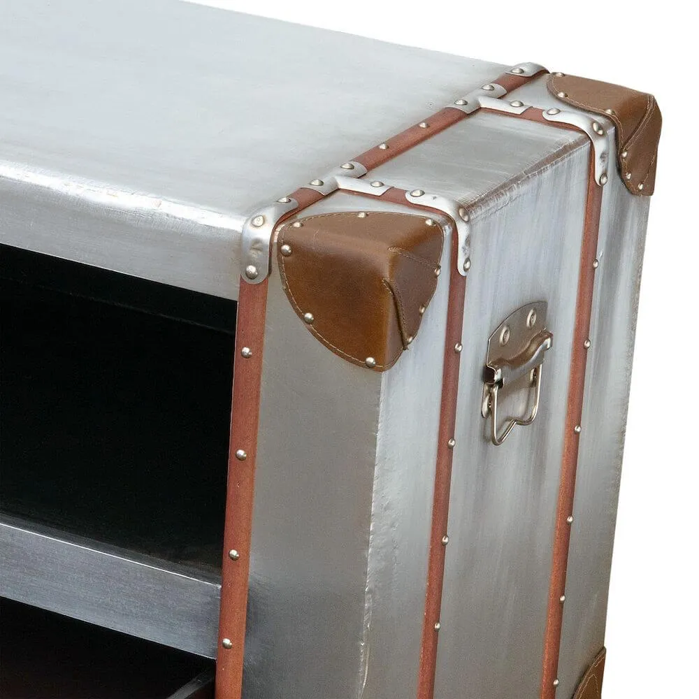 Тумба в стиле «Авиатор» Hawker Industrial Tv Stand