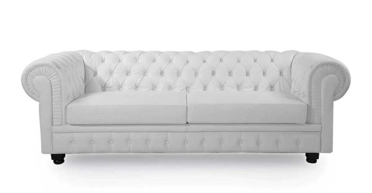 Диван Chesterfield, белый