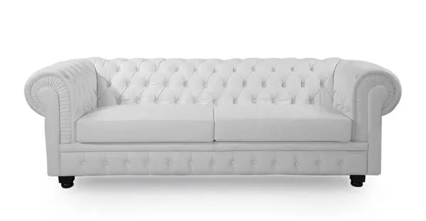 Диван Chesterfield, белый
