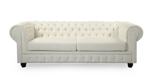 Диван Chesterfield, кремовый