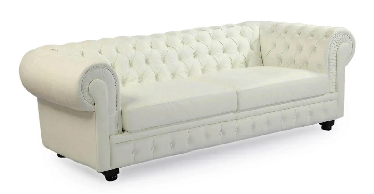 Диван Chesterfield, кремовый