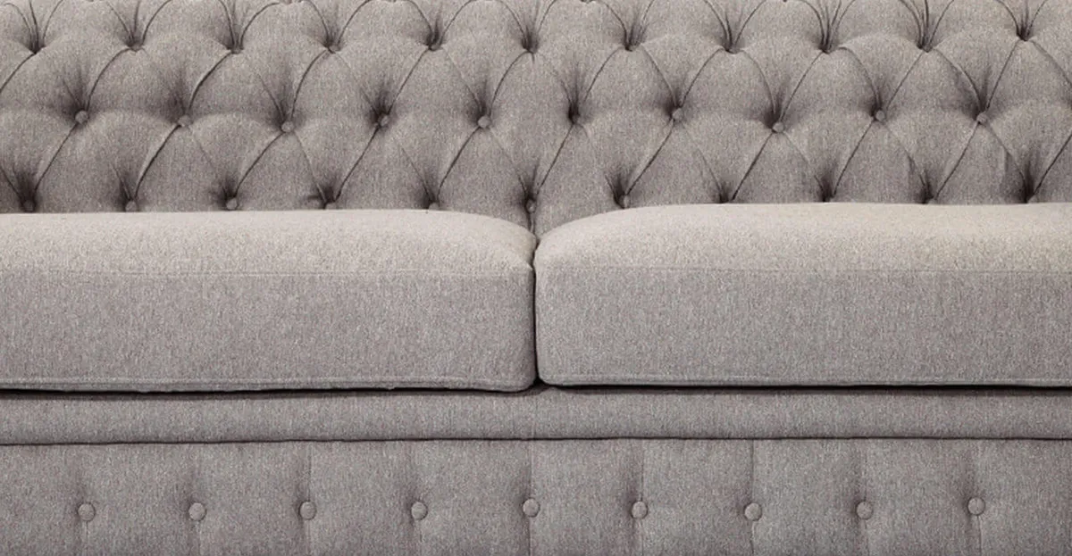 Диван Chesterfield, серый