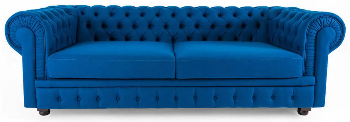 Диван Chesterfield, синий