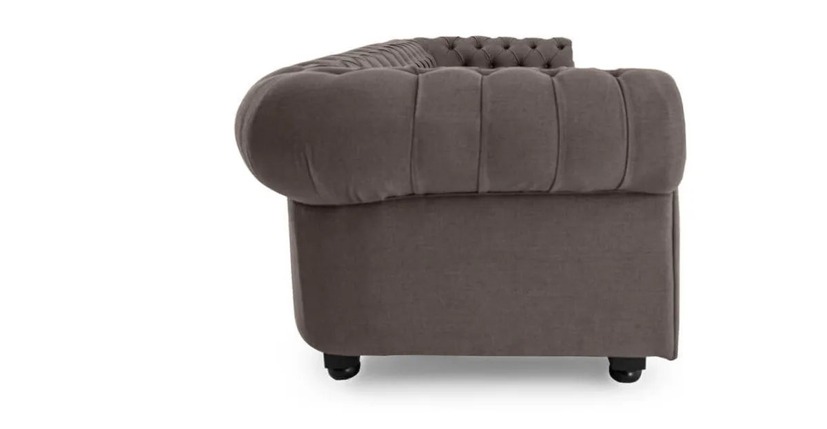Диван Chesterfield, темно-серый