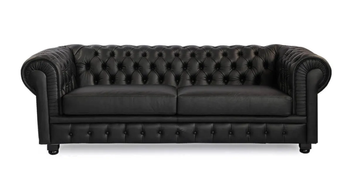 Диван Chesterfield, черный