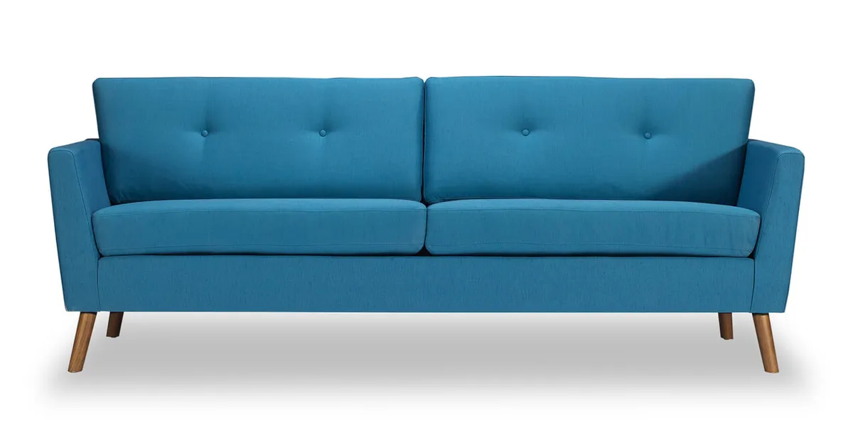 Синий Диван Mid-Century